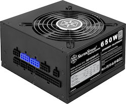 Silverstone Strider 650W Schwarz Computer-Netzteil Vollständig modular 80 Plus Platin