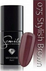 Semilac Classic Stylish Brown 075 7ml