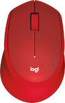 Logitech M330 Silent Plus Magazin online Mini Mouse Roșu