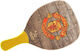 My Morseto Fashion Manchester United Beach Racket Brown 400gr with Straight Handle Yellow