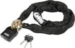 Lampa C-Lock 150R 150cm Motorcycle Anti-Theft Chain with Lock in Black 9063.2-LM