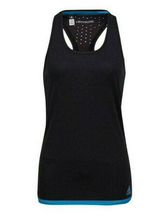 Adidas Climachill Tank Damen Sportlich Bluse Ärmellos Schwarz