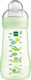 Mam Plastik Babyflasche Easy Active mit Silikon Sauger für 2+ Monate Green Flugzeug 1x270ml