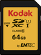 Kodak SDXC 64GB U1 με αντάπτορα