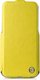 ITSkins Flip Cover Plume Book Δερματίνης Κίτρινο (iPhone 5c)