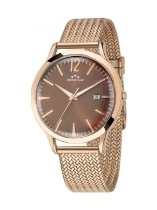 Chronostar Watch with Gold Metal Bracelet R3753256001