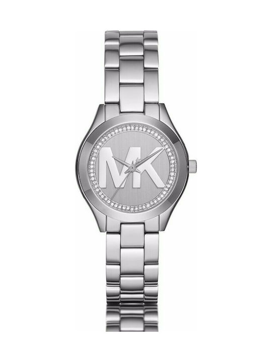 Michael Kors Hartman Uhr mit Silber Metallarmband