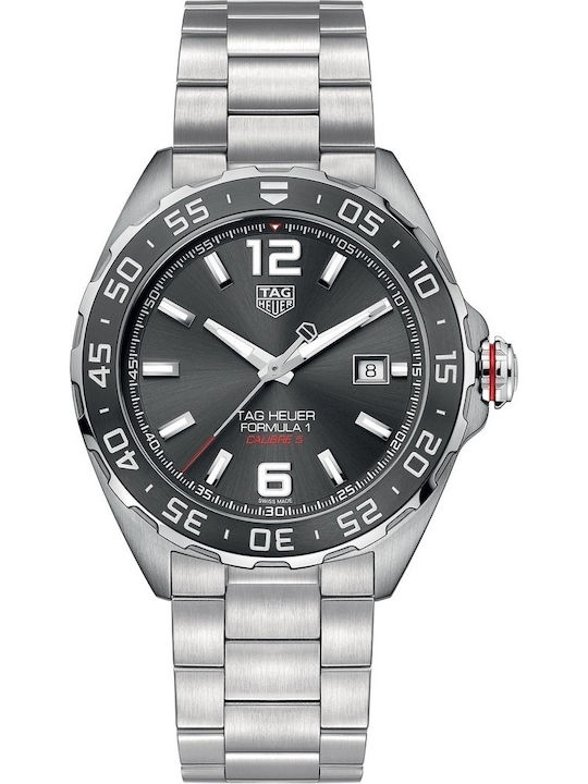 TAG Heuer Formula 1 Men's Watch 43mm Automatic with Silver Metal Bracelet