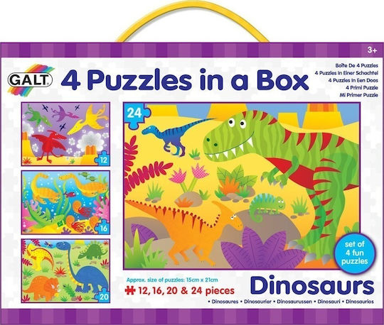 Детски Пъзел Dinosaurs за 3+ години+ Години 24бр Galt Toys