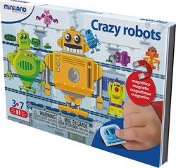 Miniland Board Game Crazy Robots for 2 Players 3+ Years 31961 (EN)