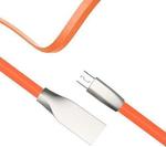 iNOS Flat USB 2.0 to micro USB Cable Πορτοκαλί 1m (5205598093679)