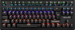 Armaggeddon MKA-3C Psychfalcon Gaming Mechanische Tastatur Tenkeyless mit Outemu Blau Schaltern und Beleuchtete Tasten Schwarz