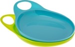 Brother Max Baby Food Plate Easy Hold Plates Blue made of Plastic Multicolour 2pcs 71374BG2