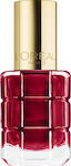 L'Oreal Paris Color Riche Le Vernis Gloss Βερνίκι Νυχιών Μακράς Διαρκείας Μπορντό 550 Rouge Sauvage 13.5ml