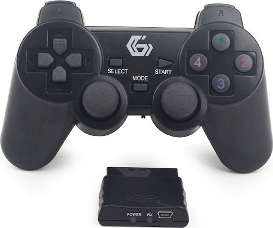 Gembird JPD-WDV-01 Wireless Gamepad For PC / PS3 Black