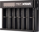 XTAR Queen ANT MC6 Зарядно 6 за батерии Li-ion Размер 18650/16340/26650/14500 в Черен цвят