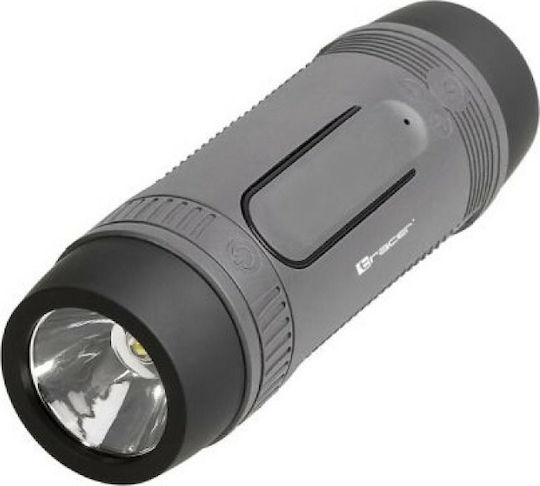 Tracer Traveltube Ηχείο Bluetooth 3W με Ραδιόφωνο και Διάρκεια Μπαταρίας έως 8 ώρες Γκρι
