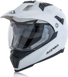 Acerbis Flip FS-606 On-Off Helmet with Sun Visor ECE 22.05 1560gr White 22310.030