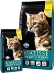 Farmina Matisse Trockenfutter für erwachsene Katzen mit Huhn / Türkei 1.5kg