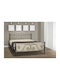 Rhodes Bed Semi-Double Metal Copper for Mattress 110x200cm