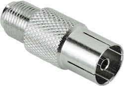 HAMA 00043456 Coaxial male σε Coaxial female