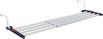 Leifheit Quartett 42 Aluminum Folding Hanging Balcony Railings with Hanging Length 4.2m