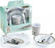 Thermobaby Thermobaby Baby & Kids Feeding Set Made of Gray Melamine 6 Pieces