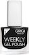 Grigi Weekly Gel Polish Glossy Βερνίκι Νυχιών Μακράς Διαρκείας Μαύρο 12ml