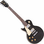 Encore Left-Handed Electric Guitar E99 with HH Pickups Layout, Rosewood Fretboard LH-E99BLK in Black