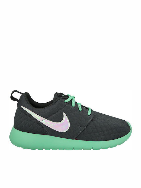 Nike Roshe One SE GS Kids Sports Shoes Running with Laces Black