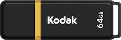 Kodak K103 64GB USB 3.0 Stick Μαύρο
