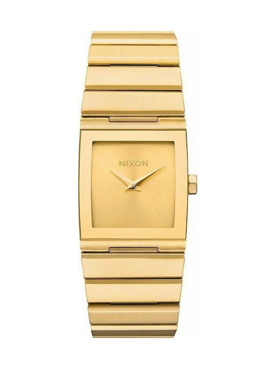 Nixon Lynx Watch with Gold Metal Bracelet