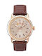 Paul Smith Block Watch with Brown Leather Strap