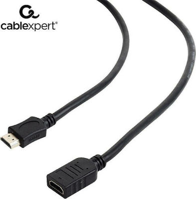 Cablexpert HDMI 2.0 Cable HDMI male - HDMI female 1.8m Μαύρο