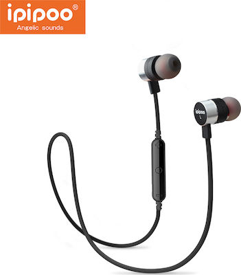 Ipipoo IL92BL In-ear Bluetooth Handsfree Μαύρο