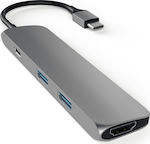 Satechi USB-C Docking Station mit HDMI 4K PD Gray (ST-CMAM)
