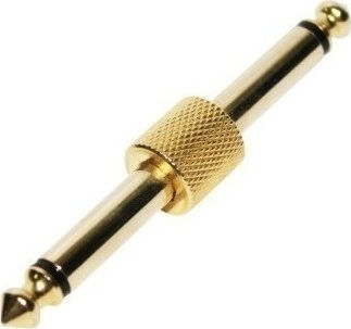 Audio Master TE037 Μετατροπέας 6.3mm male σε 6.3mm male Χρυσό 1τμχ