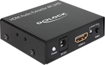 DeLock Konverter HDMI weiblich zu 3.5mm / HDMI / RCA / Toslink weiblich Schwarz (62692)