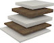Dunlopillo Ultra Ivory Halb-Doppel Ergonomisch Matratze Latex 110x200x22cm mit Kokosfaser