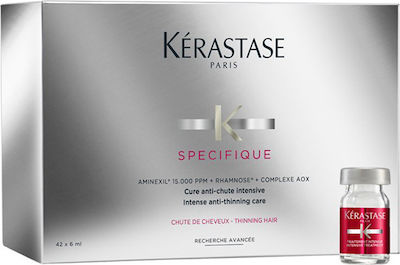 Kerastase Specifique Αμπούλες Μαλλιών κατά της Τριχόπτωσης για Άνδρες 42x6ml