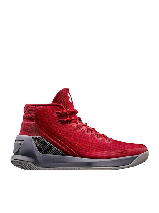 Under Armour Curry 3 Hoch Basketballschuhe Red ...