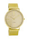 Oozoo Vintage Watch with Gold Metal Bracelet