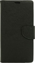 Fancy Diary Brieftasche Synthetisches Leder Schwarz (Redmi Note 4)