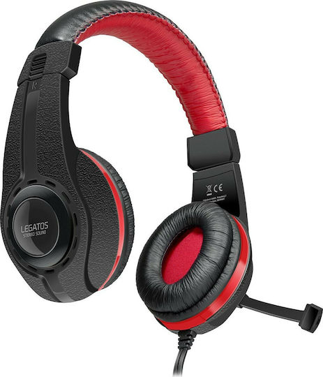 SpeedLink Legatos Over Ear Gaming Headset με σύνδεση 3.5mm Κόκκινο