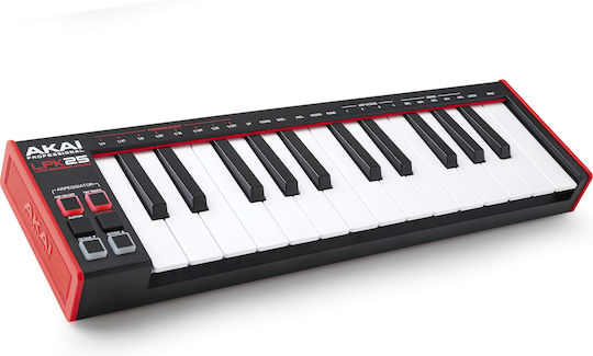 Akai Proffesional Midi Keyboard With 25 Black Keys