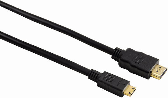 HAMA High Speed Cable HDMI male - mini HDMI male 2m Μαύρο