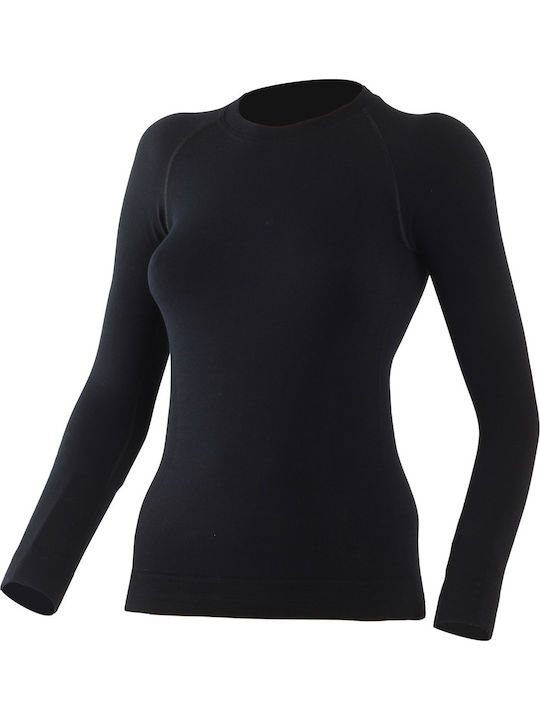 Lasting Seamless Merino T-Shirts Термална Блуза Черен