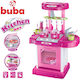Buba Tragbare Kinderküche Pink FS812 Für 3+ Jahre 65,5 cm