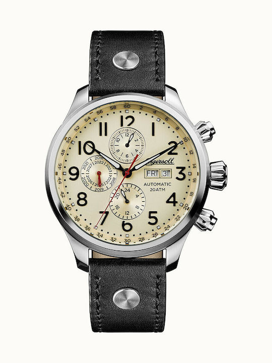 Ingersoll The Delta Automatic Ρολόι Αυτόματο με Δερμάτινο Λουράκι
