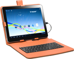 Tracer 9.7" Flip Cover Synthetic Leather with Keyboard English US Orange (Universal 9.7") TRATOR43703